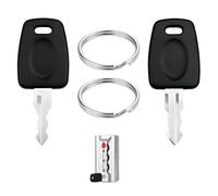 2 Pcs Compatibles avec TSA 007 002, Clés de Bagage avec Deux Anneaux Porte-Clés, Master Key Compatible avec 007 002 pour Cadenas de Valise et Bagages à Code