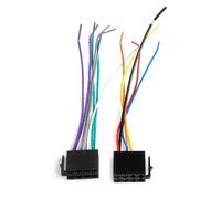 2 Pcs Connecteur Autoradio 8 Broches, Adaptateur Autoradio DIN ISO, Faisceau Remplacement pour Lecteur CD Système Audio Voiture, Connexion Standard Compatible avec Modèles Peugeot et Divers Véhicules