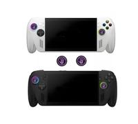 2 PCS Controller Rocker Cover for ROG X Box Ally/X Box Ally X Game Console Joystick Silicone Grip Cap Replacement (Black and Purple)