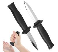 2 Pcs Couteaux Rétractables en Plastique, Faux Couteau Retractable, Couteau à Poignard Disparaissant, Couteaux Télescopiques en Plastique, pour D'halloween Trucs de Magie Party Poisson D'avril