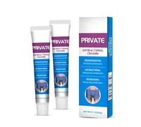 2 PCS Crème Antibactérienne Privée, Hommes Crème Anti-démangeaisons pour Parties Intimes, Crème Antifongique pour Intimes, Crème de Traitement des Démangeaisons, Crème Apaisante à Usage Externe (B)