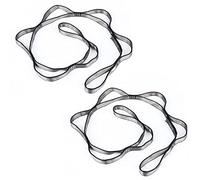 2 PCS Daisy Chains Sangle D'Extension Pour Hamac de Yoga Corde D'Extension de Yoga RéGlable En Nylon RéGlable Multi Boucles ÉLingue D'Escalade Sling 23Kn Bandes D'Exercice Pour Stretching Pilates