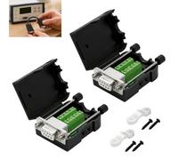 2 Pcs DB9 Connecteur Sans Soudure, Adaptateur DB9 RS232, 9 Broches Connecteur D-SUB Terminal Carte de Sortie avec Écrou, Plug-and-Play pour Ordinateur, Équipements Industriels, Lecteurs Codes-Barres