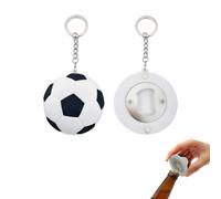 2 Pcs Décapsuleur Bière Foot Ouvre Bouteille Porte Clés Magnétique rigolo