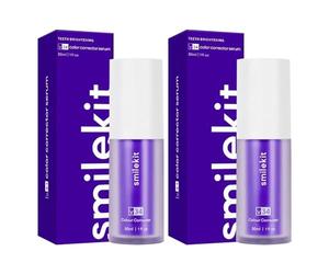 2 PCS Dentifrice Violet Blanchissant Hi Smile Correcteur De Couleur Dentifrice Blanchissant Blanchiment Dentaire Purple Toothpaste Diamond Smile Produit Violet Blanchir Les Dents Nettoyage Buccal