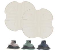 2 PCS Dessous de Plats en Silicone pour Ninja CRISPi Friteuse à Air FN101EUSG, Sous-verres en Silicone Accessoires pour Air Fryer Ninja FN101EU