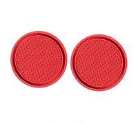 2 PCS Dessous Verre Voiture, pour KIA NIRO/e-NIRO/NIRO Hybrid I SUV 2016 2017 2018 2019-2025 Dessous Verre Isolé Anti-Dérapant Coussinets,Accessoire Voiture Interieur,D