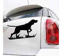 2 pcs Drôle Autocollants De Voiture Vinyle Autocollant De Voiture Chien De Chasse Étanche Decal De Voiture Auto Autocollants Pour Pare-chocs Arrière Fenêtre 20X11 Cm De Décalque De Voiture Décoration