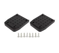 2 PCS Drywall Stilt Sole Anti Slip Pads, Replacement Foot Pads for Construction Painting, Nylon and PVC Non Slip Mat with Screws, Essential Accessories for Drywall Stilts, Ideal fo