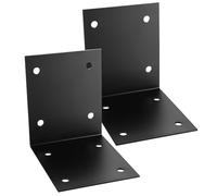 2 Pcs Equerre Metal, Équerre de Fixation en Métal, Support en L Angle Droit, Equerre d'assemblage 90 Degrés Renforcée, Équerre de Coin pour Réparation Connecteur de Meubles(150 x 150 x 125 mm)