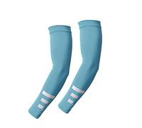 2 PCS Été Soleil UV Protection Femmes Bras Manches Nuit Cyclisme Course Manchettes Couverture Hommes Sport Manchettes Manchette, bleu ciel, taille unique