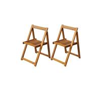 Chaises Pliables De Jardin 2 Pcs Bois D'acacia Solide Bois