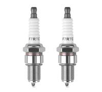 2 Pcs F7RTC Bougie d'allumage Remplacer, Tondeuse Voitures Motos Bougie pour NGK 5534/BPR7ES V-line-19 BOSCH 7992/WR5DC 4038/WR5DP Champion 332/RN7YC 415/RN9YC 818/RN2C W22EPR-U/3088 R41CXLS, OEM