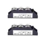 2 PCS Fafeicy Anti-Reverse Photovoltaic Rectifier Module 50A 1600V High Voltage Bridge Diode for Solar Power Systems 1500W Inverter 100x85mm Industrial Use