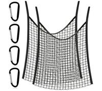 2 PCS Feed Feed Net Foin avec Petits Trous Polyester Hay Sac de Foin Porter Un Sac de Chevaux résistant aux intempéries Nettes de Foin résistantes pour Les Chevaux
