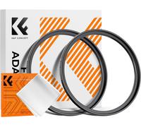 2 PCS Filter Ring Adapter 67-77mm Step Up Ring (67mm to 77mm) and Cleaning Cloth