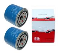 2 Pcs Filtre À Huile Moteur 26300-35502 26300-35504 MD352626 Compatible Avec Hyundai Filetage De Connexion M20X1.5