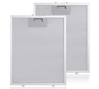 2 Pcs Filtres en Aluminium pour Hottes - 320 x 260mm, Filtre pour Hotte de Cuisine, Filtre à Graisse Métallique, Filtre à Graisse en Métal pour Hotte de Cuisine