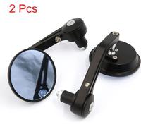 2 pcs fin guidon réglable série Vue arrière Rétroviseur latéral pour motocycliste