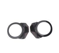 2 Pcs Fog Lamp Frame Front Bumper Lower Grille Bezel Cover Compatible For BMW E46 2000-2006 Pre-Facelift M3 Car Accessories