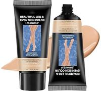 2 Pcs Fonds de Teint Waterproof Sans Transfert pour Les Jambes, Anti-Cernes Couvrants, Longue Tenue pour Les Cicatrices, Les Tatouages, Les Jambes Et Le Corps (02# Couleur naturelle)