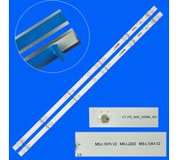 2 pcs For 1 TV Kit bandes de rétroéclairage LED pour polarine 32pl12tc-sm Dexp H32B7100K Asano 32LH7010T 32LF7130S MS-L1074 JL.D32061330-081AS-M ""Nipseyteko®