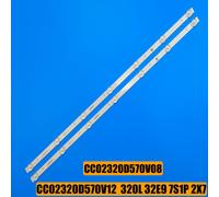 2 PCS For 1 TV Nouveau 60 pièces pour CC02320D570V12 320L 32E9 7S1P 2X7 H32E8000Q DEXP H32D7000Q H32D8000Q SW-LED32R301BT2 RCA RTDVD3215-B AOC T3211M ""Nipseyteko®