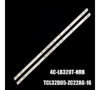 2 PCS For 1 TV Rétroéclairage Led Tyor TAlexand32 Tv 32D1900S 32F6B LED32D3000 TCL32D05-ZC22AG-12 5S1P 4C-LB320T-ZC3 TC320M04 L32M5-AZ 32HR332M05A7 ""Nipseyteko