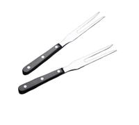 2 PCS Fourchette à viande ，Fourchette à Découper ， Fourche à Barbecue ，Fourchette de Service de Gril ，Fourchette à Viande bois ，Fourche à Barbecue avec Poignée