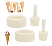 2 Pcs Gaufre Cone Shaper, Cône Rouleau Gaufre Rouler Et Former Outil Cône Machine À Crème Glacée Pâtisserie Crème Glacée Gaufre Cône Moule pour Cuisine