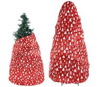 2 Pcs Grands Sacs de Rangement pour Sapin de Noël avec Cordon de Serrage Housse d'Arbre de Noël Anti-Poussière Sac à Sapin de Noël Vertical pour Stockage d'Arbre de 7,5 Pi (Arbre)