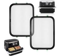 2 Pcs Grille Anti Projection pour Air Fryer Ninja 10,4 L AF500EU, Protection Efficace de la Spirale Chauffante, Réutilisable Accessoires Air Fryer Compatible avec Ninja AF500EU