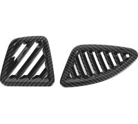 2 PCs Habillage de palier de climatisation latérale gauche droite style fibre de carbone look élégant pour NQ5 2022 à 2025