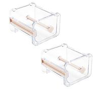 2 pcs HomDSim Washi Tape Dispenser Cutter, organisateur porte-bande de rouleau, bande de masquage bureau bande autocollant bricolage rouleau de support de coupe ruban