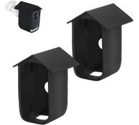 2 PCS Housses en Silicone pour Caméra de Sécurité,Étuis en Sili-Cone Étanche pour EUFYcam 3/EUFY Security S300,Coques en Silicone pour Surveillance,Housses de Protection de Surveillance