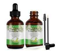 2 PCS Huile Essentielle de Romarin Pour la Croissance des Cheveux, Rosemary Oil for Hair Growth, Huile Essentielle de Romarin Pour la Croissance des Sourcils et des cils et les soins de la peau, 60ml