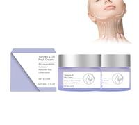 2 PCS Hydratante Anti-âge pour le Cou pour Resserrer la Peau Affaissée, Crème Anti-âge pour le cou, Estompe et Lisse les Ridules, Améliore la Fermeté du cou et Ralentit le Vieillissement de la Peau