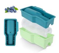2 PCS ICE CUBE TRAY POUR TUBLER SILICONE GUBLIGNE MOLLE DE GLACE AVEC UN COULEUR CUBE MELLEMENT SOLD CUBE MAKER Easy Release Moules de glaçons Cube Moule de glace créative pour COLA JUICE CAFE xiangba