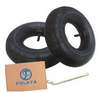 2 Pcs Inner Tubes 3.50-8 Brouette Valve Droite avec Démonte-Pneu pour Barrow Sack Truck Sack Barrow Wheels
