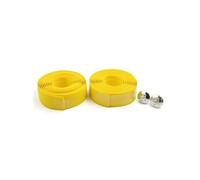 - 2 pcs Jaune guidoline de Vélo antidérapant Courroie 214x2,2cm