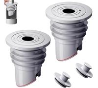 2 Pcs Joint De Tuyau De Machine à Lave - 35-40 mm - Bouchon Anti odeur Machine à Laver,Clapet Anti Odeur Douche,Avec Bouchon d'Étanchéité En Silicone - Pour Machine à Laver Et Cuisine -M (45-50 mm)