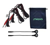 2 pcs Jtkens Electrodes de câbles connecter de câble 2 mm broches et 2 adaptateurs de câble pour TENS 7000 et TENS Electronic Thérapie Machines avec gratuit Jtkens Sac