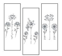 2 PCS Juice Herbal Tattoo sticker sexy imperméable à l'eau longue durée bras féminin