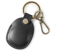 2 Pcs Keychains With Genuine Leather Protective Case,Retro Key Holder For Access Card,Portable Protective Cover For Apple Airtags On Keys,Bags,Luggage And Necklaces.[K21]