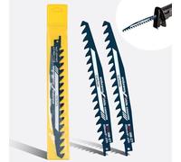 2 pcs Lame Scie Sabre,Lame Scie Sabre Pour Bosch,Lame Scie Sabre Metal,Lame De Scie Sabre pour Bosch,pour Dewalt,pour Makita,Lame Scie Sabre Bois pour la Coupe de Bois, Métal, Beton et Brique-225mm