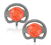 2 PCS Lawn Sprinkler, 8 Motifs Sprinkler à Eau Stationnaire Grand Outil d'arrosage avec Base décorative en métal pour la Cour de Petites et Grandes pelouses, Jardin