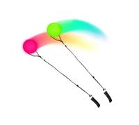 2 pcs LED Balls,LED Balles de Jonglages,Balle de Jonglage avec Couleurs Arc-en-Ciel et Effet Stroboscopique,Kit Lumineux Enfants