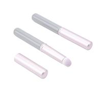 2 Pcs Lèvre B avec Couvercle Professionnel Portable Exquis Doux H Lèvre Maquillage B Outil Cosmétique Lèvre B avec CouvercleLip BrushLip Maquillage BrosseLèvres Maquillage