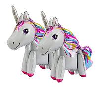 2 PCS Licorne Ballons, Ballon D'aluminium Fête, Jouets Pour Mariage, Décor De Fête D'anniversaire Enfants Enfants Cadeau