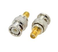 2 pcs/lot 4 types SMA à BNC M/F Adaptateur de connecteur d'antenne Rf Convertisseur coaxial M/f Adaptateurs d'antenne Kit coaxial(SMA F to BNC M)